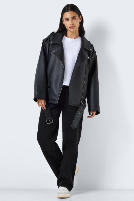 Noisy may nmpaulina oversize biker jacket noo
